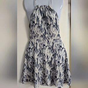 Black and white sleeveless dress by SHEIN